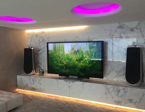 installazione home theatre